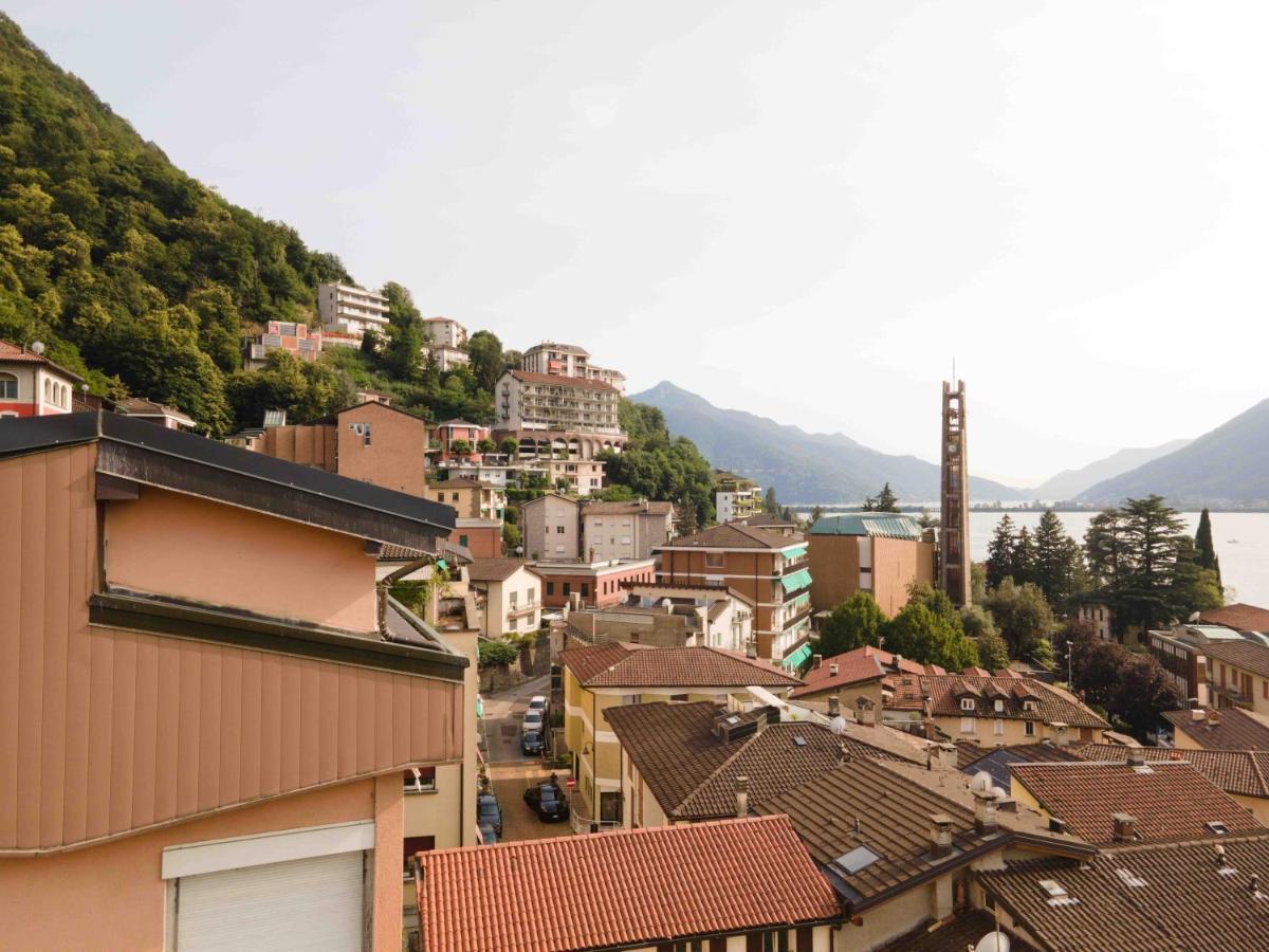 Casa Elea_ Panoramic Attic In City Center Campione d'Italia Luaran gambar