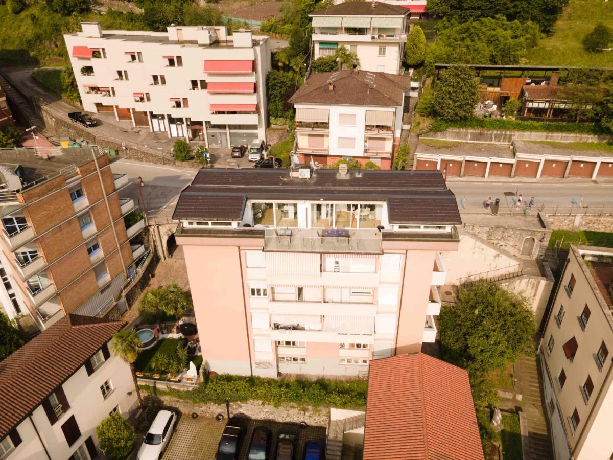 Casa Elea_ Panoramic Attic In City Center Campione d'Italia Luaran gambar