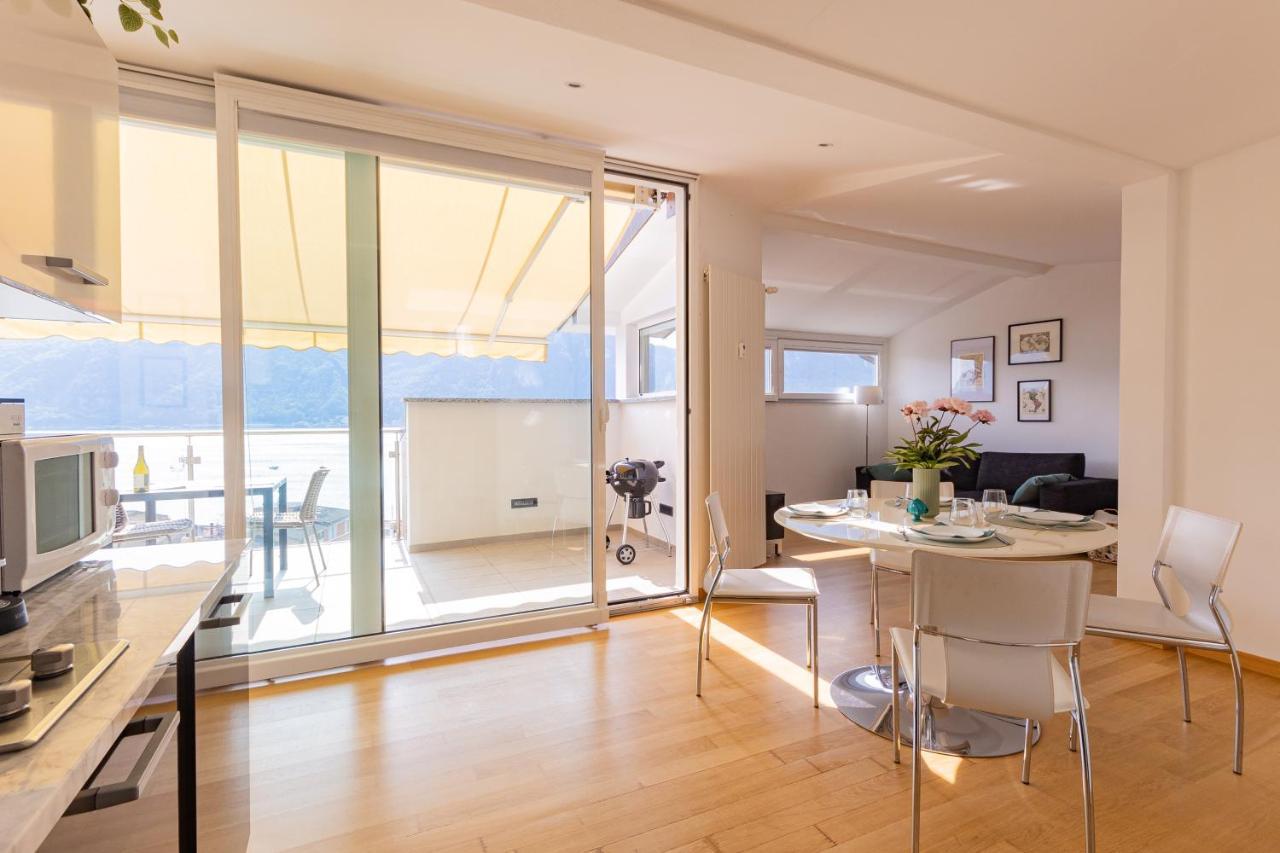 Casa Elea_ Panoramic Attic In City Center Campione d'Italia Luaran gambar